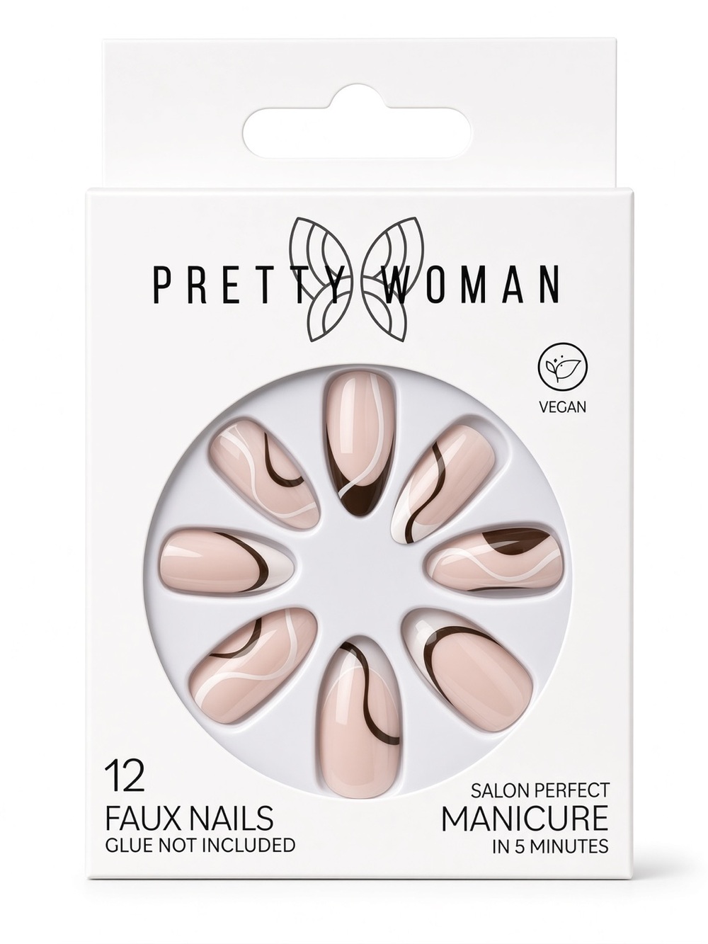 Pretty woman 12pc faux nails